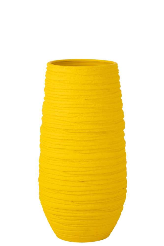VASE FIESTA CERAMIC YELLOW X-LARGE