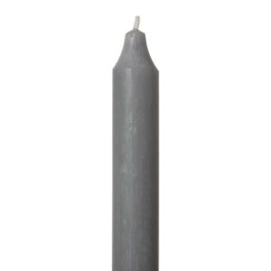 Kronelys Rustikk 2,2X30Cm 39 Lys Grå