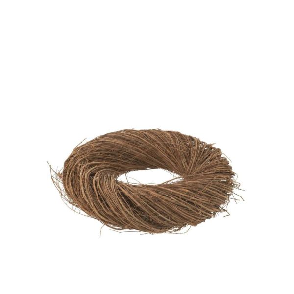 WREATH ROUND TWIG WILLOW NATURAL MEDIUM