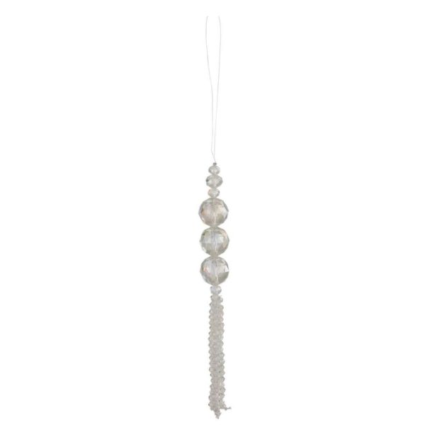 HANGER PEARL PLASTIC WHITE SMALL