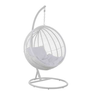 HANGING CHAIR ROUND STEEL WHITE