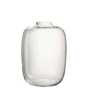 VASE CLEO GLASS TRANSPARENT LARGE