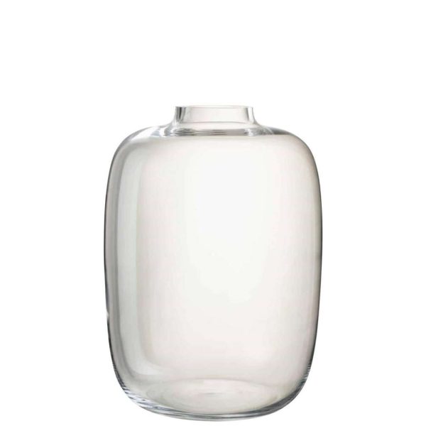 VASE CLEO GLASS TRANSPARENT LARGE