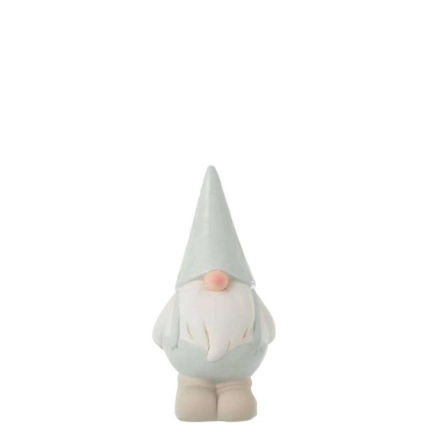 LEPRECHAUN CERAMIC WHITE/LIGHT BLUE SMALL