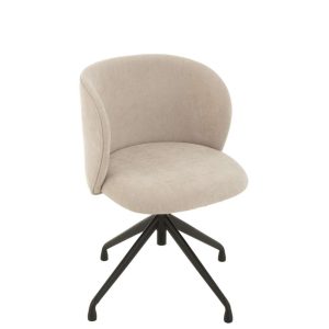 CHAIR TURN/UP/DOWN TEXTILE BEIGE