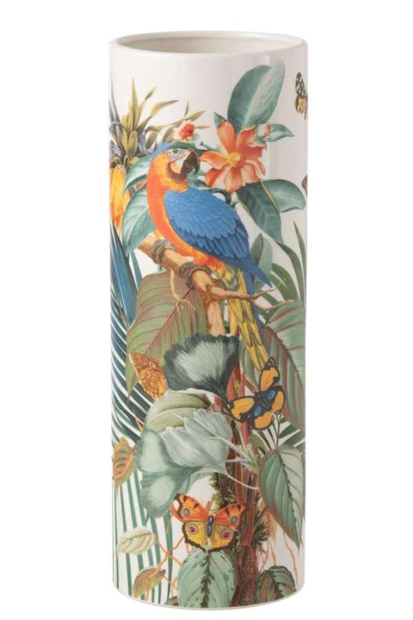 VASE BUTTERFLIES DOLOMITE MIX LARGE