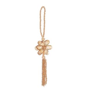 HANGER PEARL PLASTIC GOLD LARGE