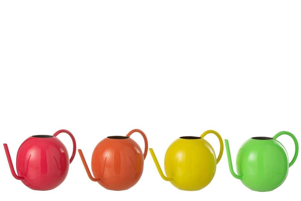 WATER CAN ROUND IRON MIX ASSORTMENT OF 4