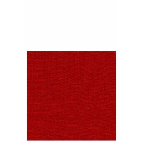 PACK 12 NAPKINS TEXTILE TOUCH MOTIVE PAPER MAROON LARGE