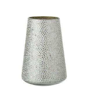 HURRICANE MOSAIC GLASS WHITE/SILVER LARGE