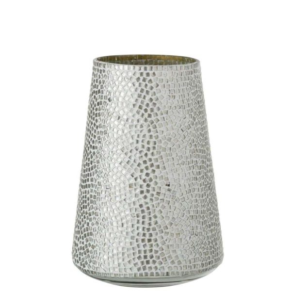 HURRICANE MOSAIC GLASS WHITE/SILVER LARGE