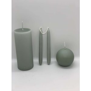 Kulelys 7x7 cm-83 Antikk grønn