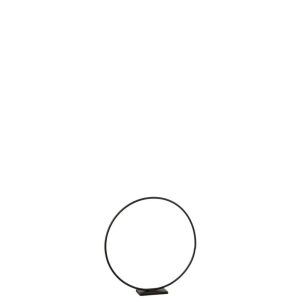 RING ON FOOT METAL BLACK SMALL