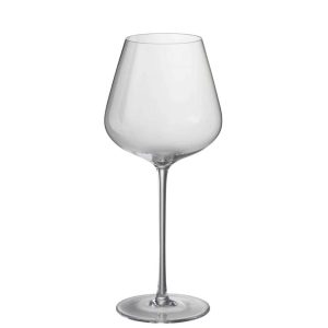 DRINKING GLASS WIDE RED WINE CRYSTAL GLASS TRANSPARENT