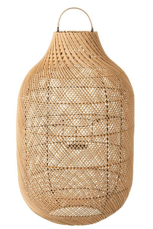 LANTERN CYLINDER XL RATTAN NATURAL