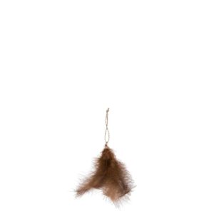 PLUME HANGER BROWN