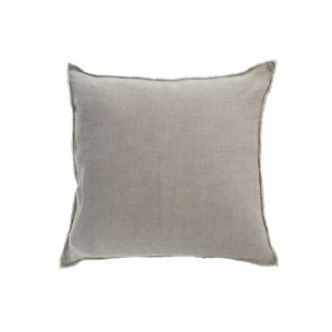 CUSHION STONEWASHED LINEN GREEN