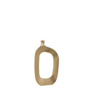 VAAS OVAAL ALUMINIUM GOUD LARGE