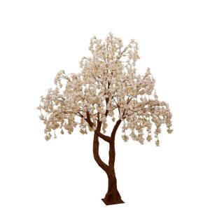 TREE BLOSSOM PLASTIC WHITE/PINK LARGE