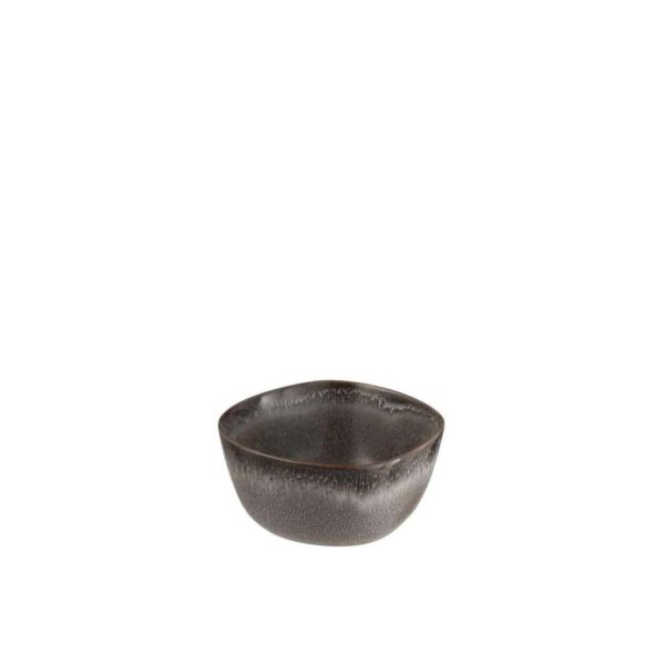 BOWL LOUISE CERAMIC BROWN SMALL