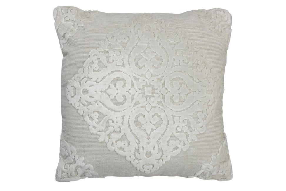 CUSHION VENDE POLYESTER WHITE