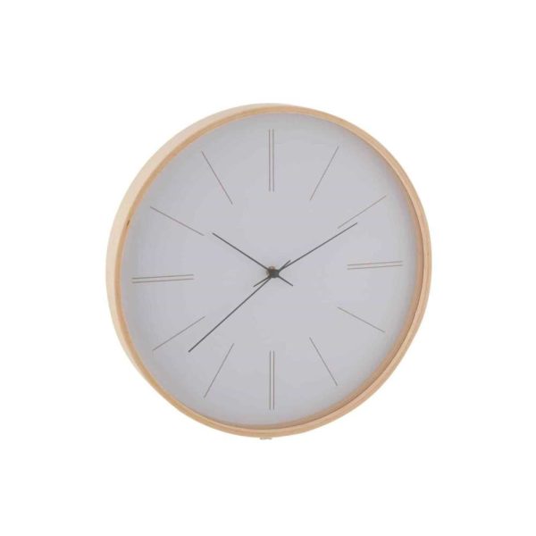 CLOCK CHRIS WOOD NATURAL