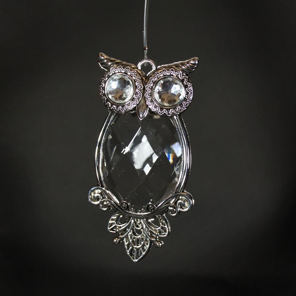 Ugle Akryl/Metall 9Cm