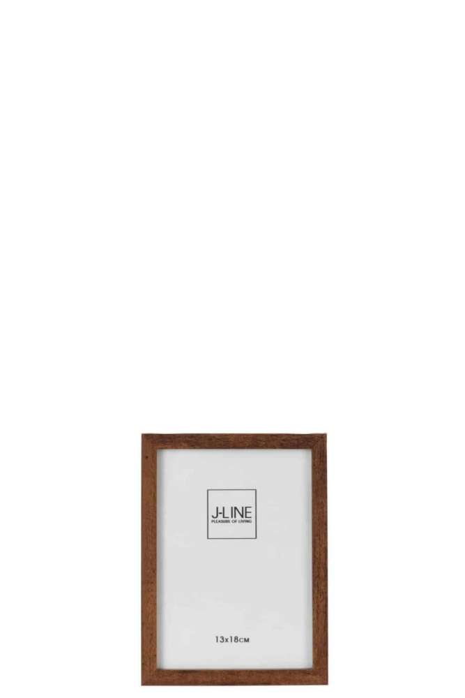 PHOTO FRAME BASIC WOOD DARK BROWN SMALL