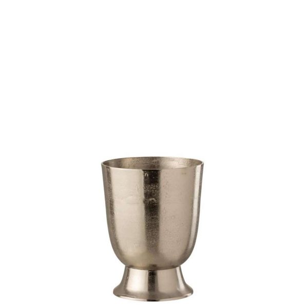 ICE BUCKET CHAMPAGNE ALUMINIUM SILVER SMALL