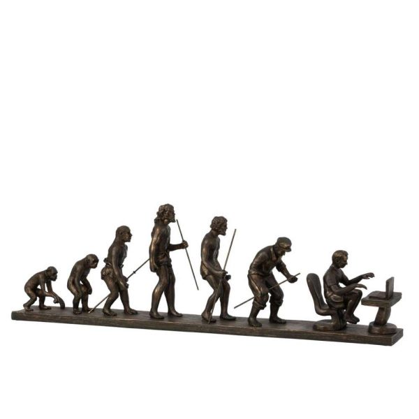 HUMAN EVOLUTION POLY BRONZE