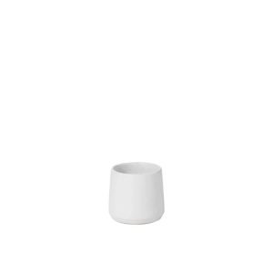 FLOWER POT ROUND CERAMIC WHITE EXTRA SMALL