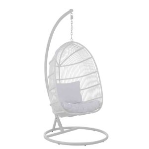 HANGING CHAIR OVAL STEEL WHITE