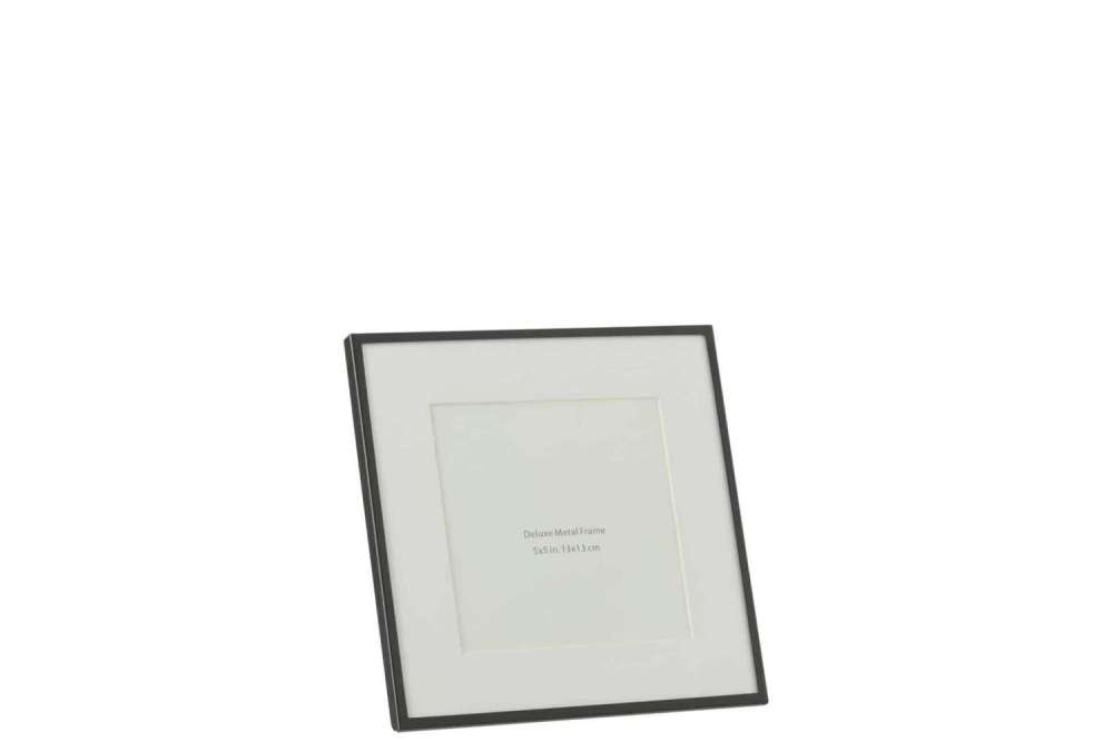 PHOTO FRAME PASSE PARTOUT FNE BORDER 13X13 METAL BLACK