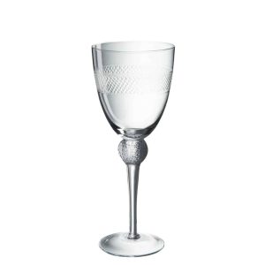 WINEGLASS ETCHING GLASS TRANSPARENT 9X23CM
