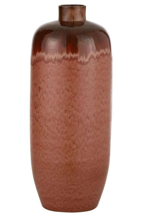 VASE ALINE CERAMIC RUSTBROWN LARGE