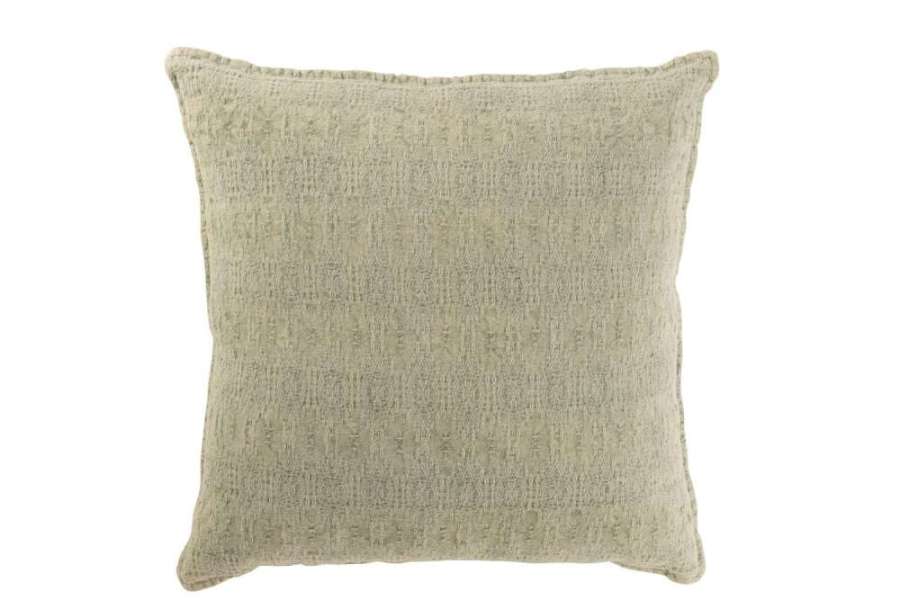 CUSHION PATTERNS COTTON/POLYESTER MINT