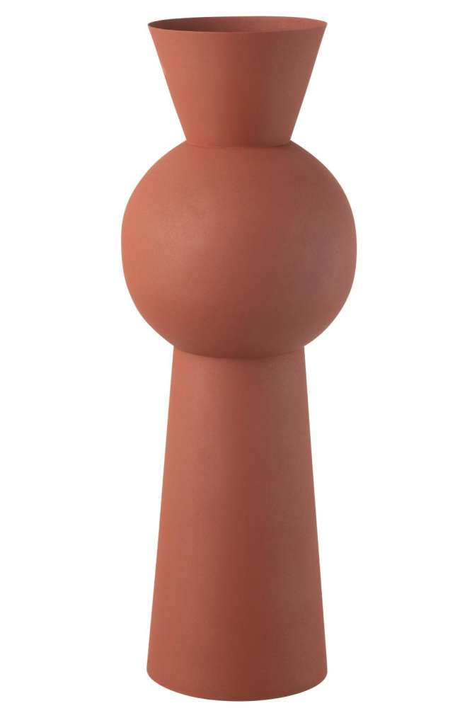 VASE NALA IRON RUST LARGE