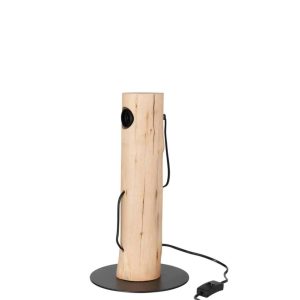 TABLE LAMP SILAS CHESTNUT WOOD NATURAL