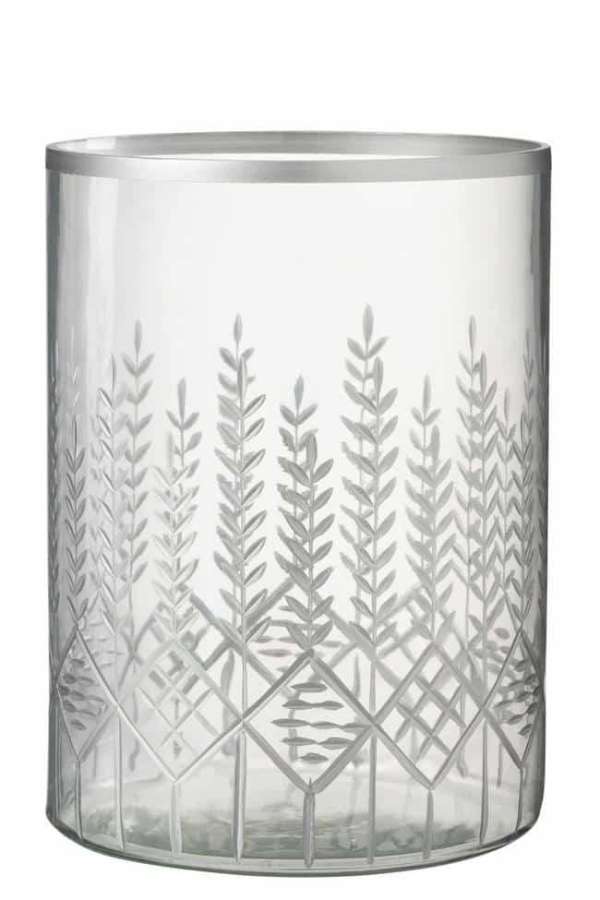 HURRICANE CHLOE GLASS TRANSPARENT/SILVER LARGE