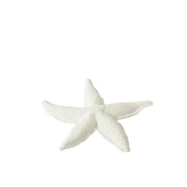 STARFISH POLYRESIN WHITE SMALL