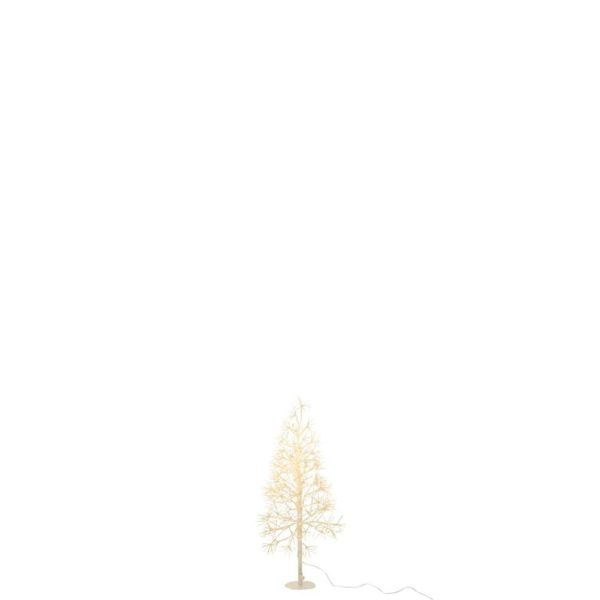 TREE LED WARM WHITE LIGHTS IRON WHITE SMALL