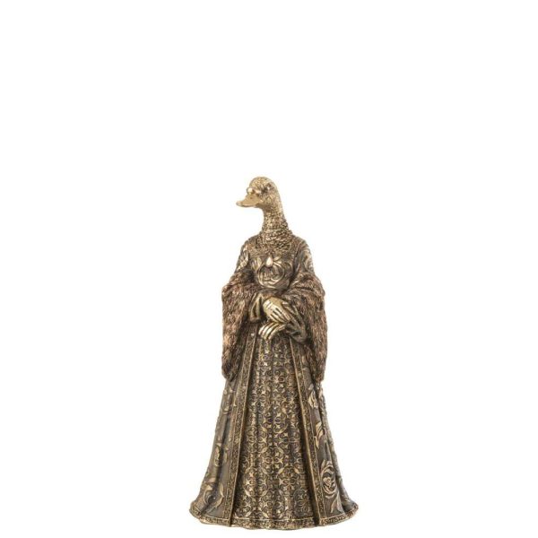 LADY BIRD RESIN ANTIQUE GOLD