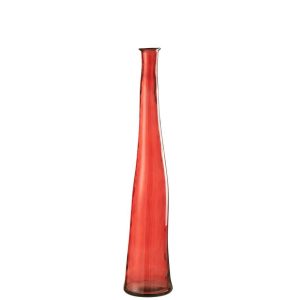 VASE NOAH GLASS RED MEDIUM