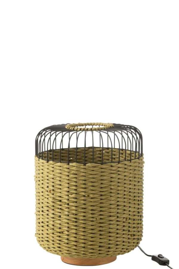 TABLE LAMP METAL GREEN