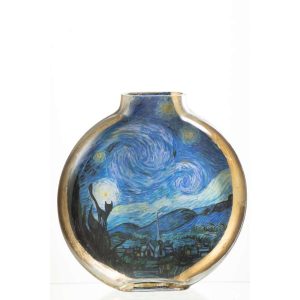 LES CHARTISTES VASE INSPIRÉ PAR LA NUIT ÉTOILÉE LARGE