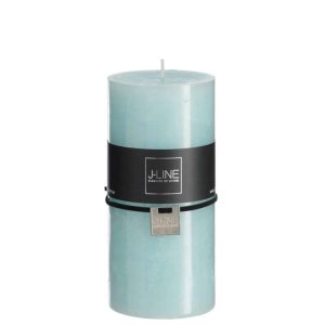 CYLINDER CANDLE AQUA L -52H