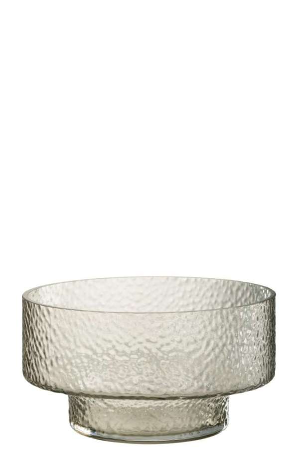 VASE LOW BETTY TRANSPARENT TRANSPARENT