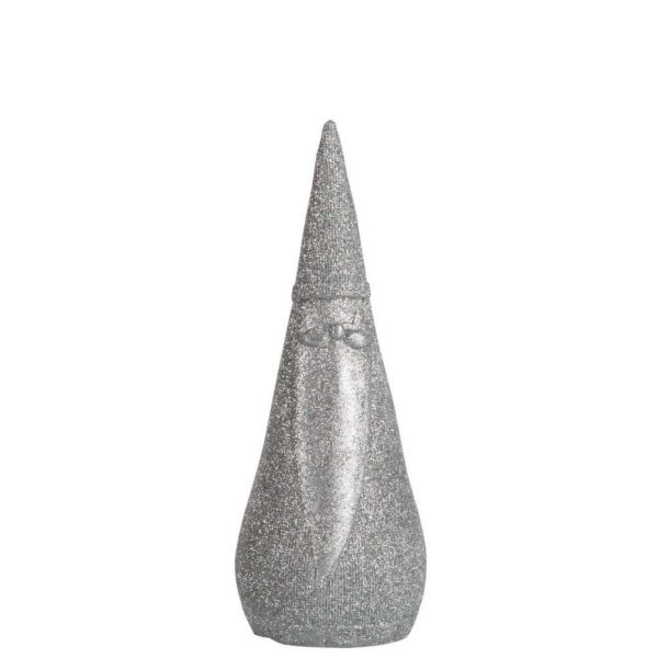 SANTA CLAUS POLY SILVER SMALL