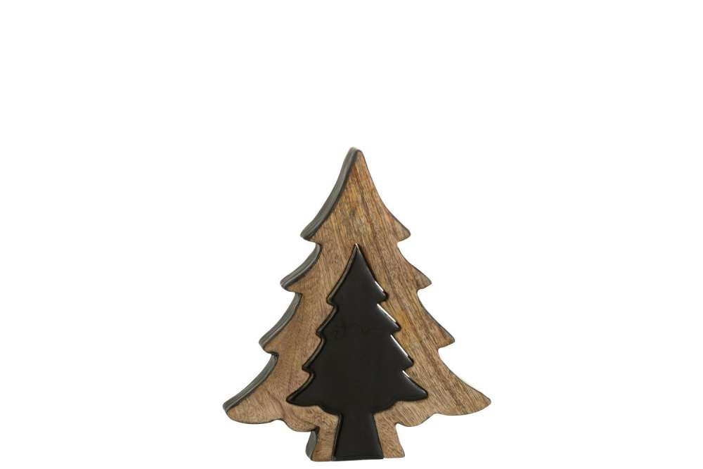 TREE PUZZLE WOOD BLACK/NATURAL MEDIUM
