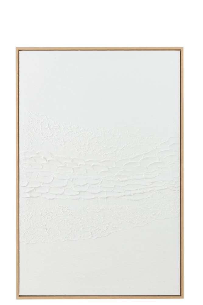 PAINTING LAUWRA CANVAS WHITE